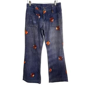 Wrangler Jeans Juniors 9 Vintage Bootcut Y2K Bunnycore Coquette Western